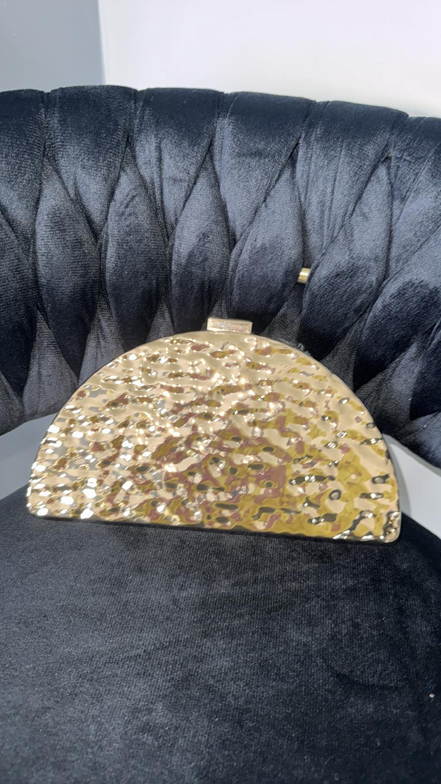 Halfmoon clutch bag