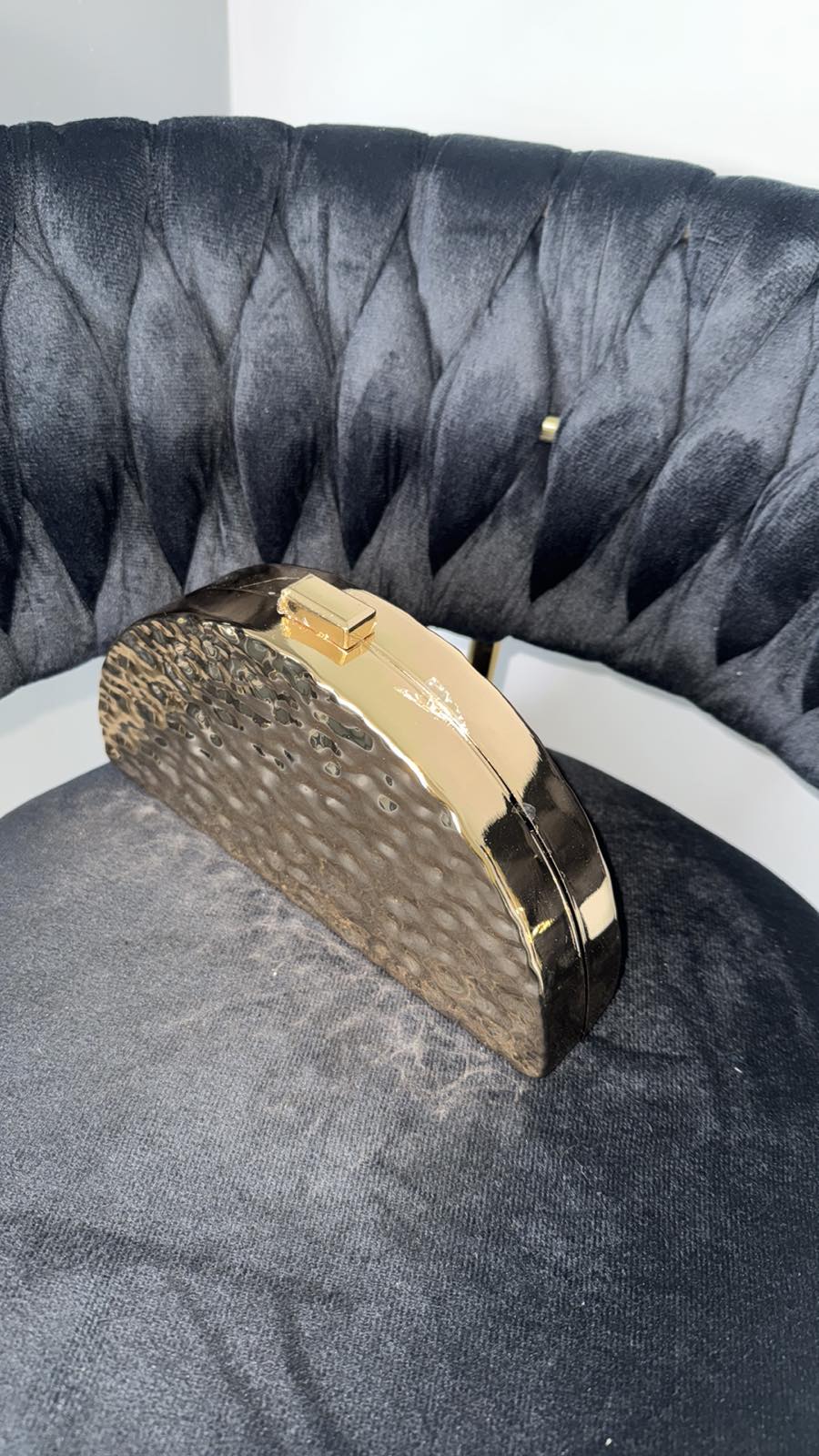 Halfmoon clutch bag