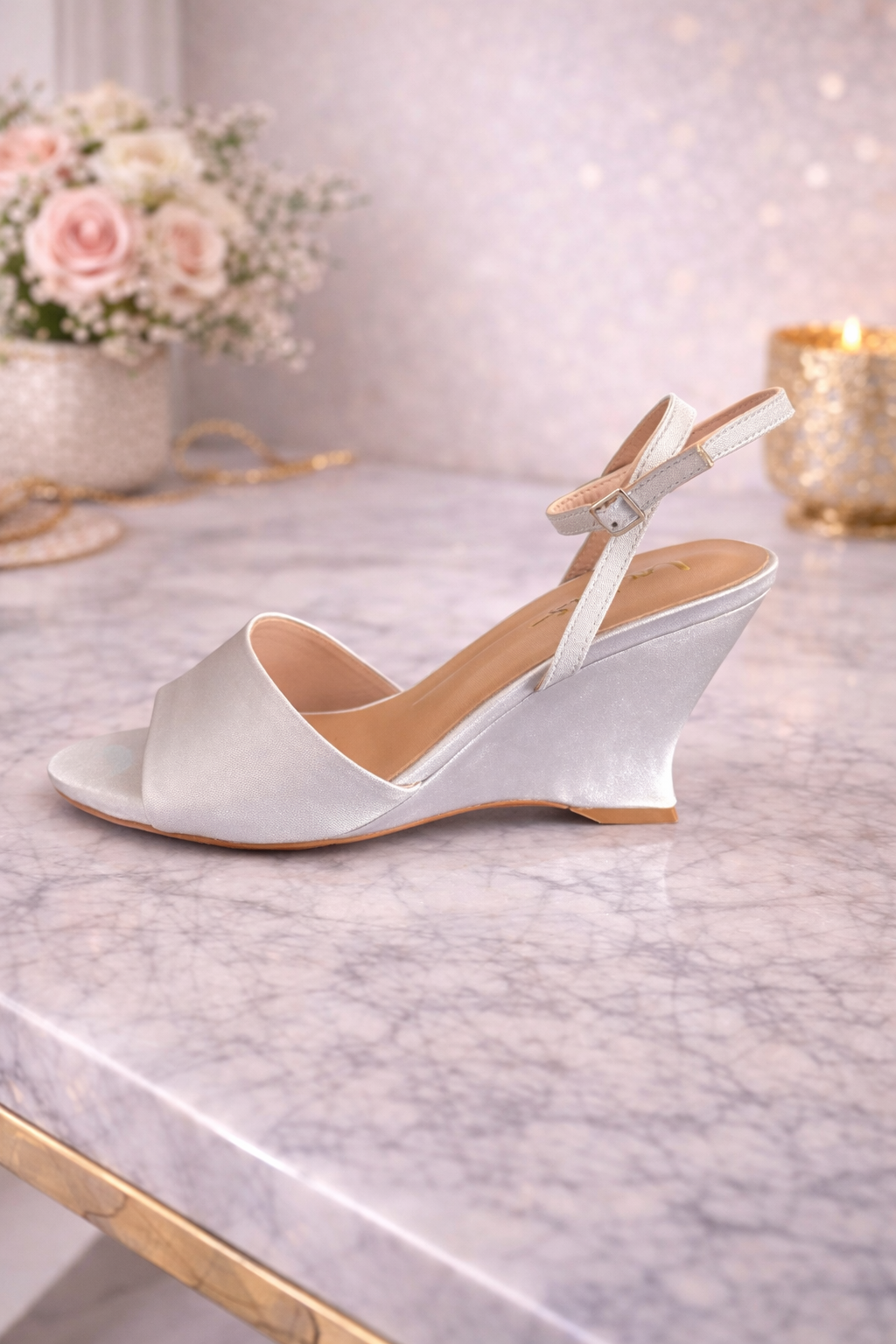 wedge wedding shoe