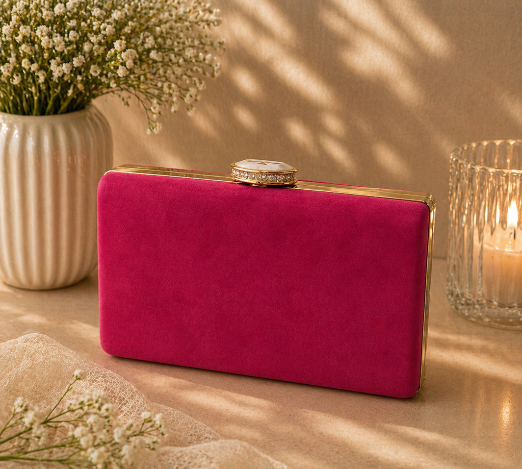 Luxury Minimal Box Clutch