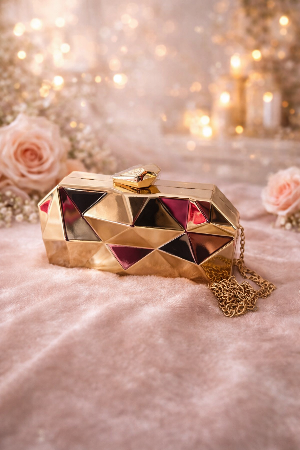 Geometric Clutch bag