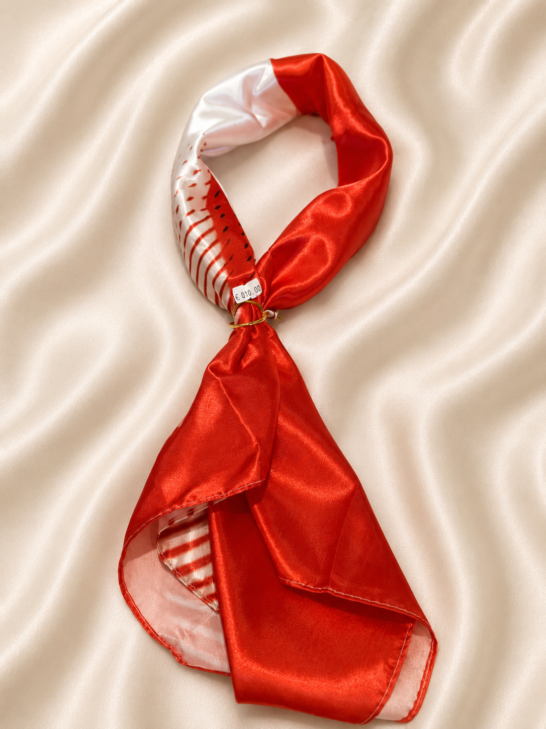 Crimson Charm Fashion Scarf