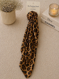 Wild Elegance Leopard Scarf