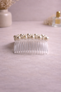 Pearl hair slide