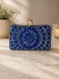 Sapphire Party Clutch