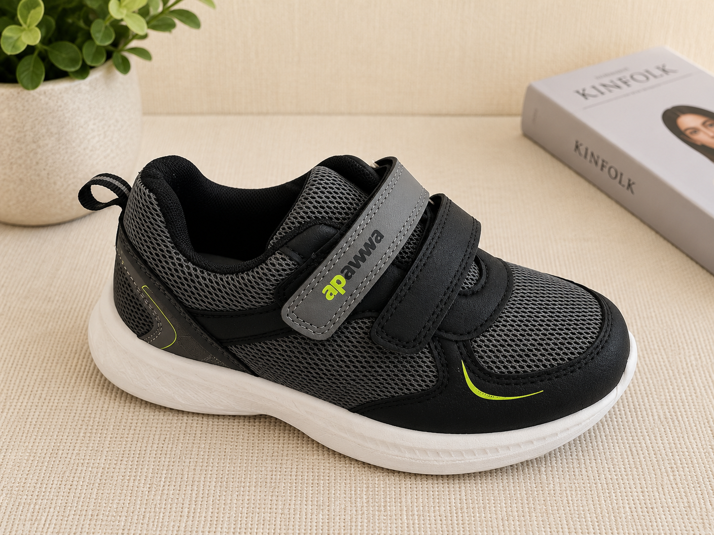 Velcro strap trainers