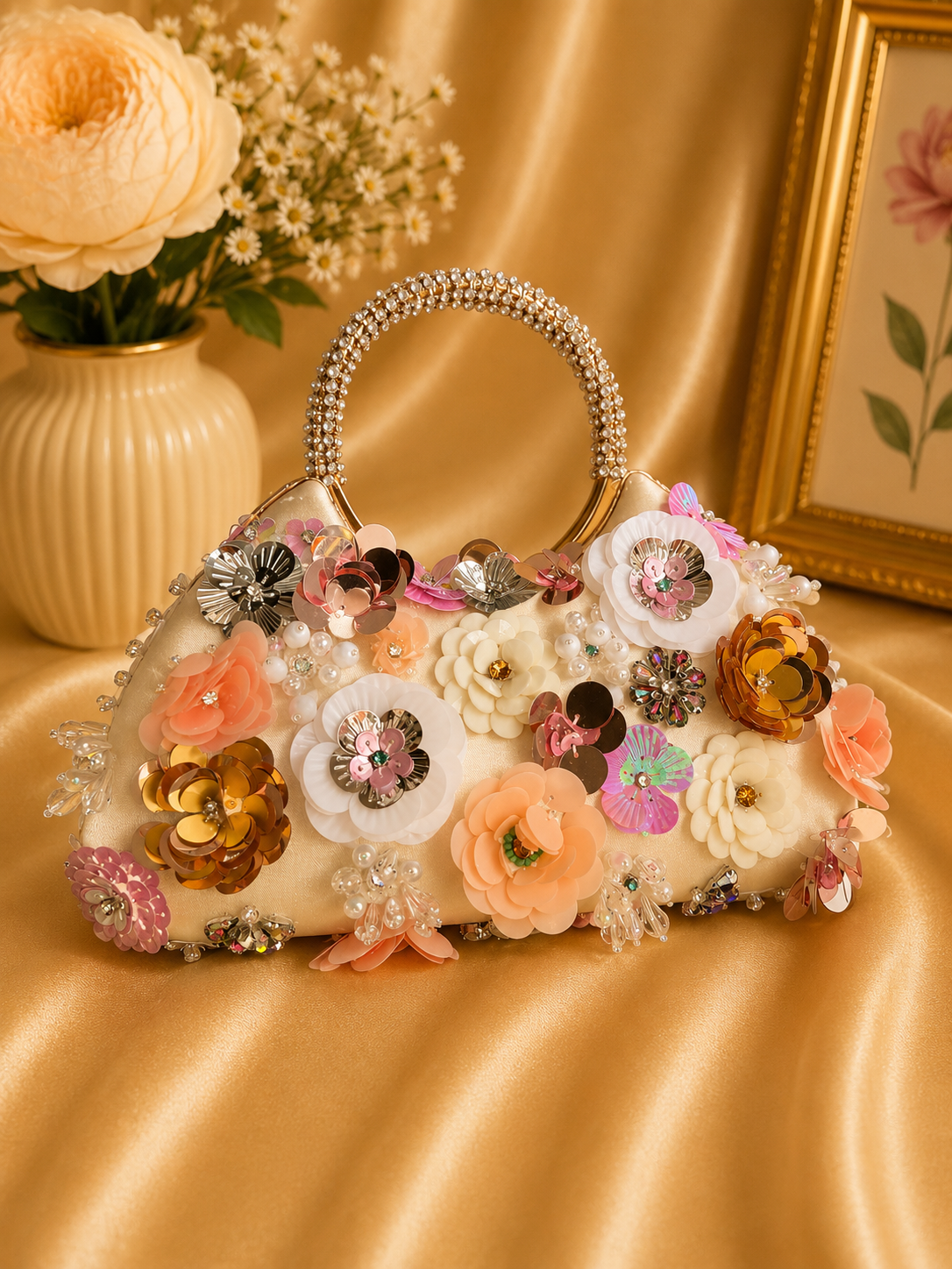 Floral handbag
