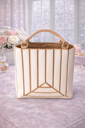 Mini Geometric Bucket Bag