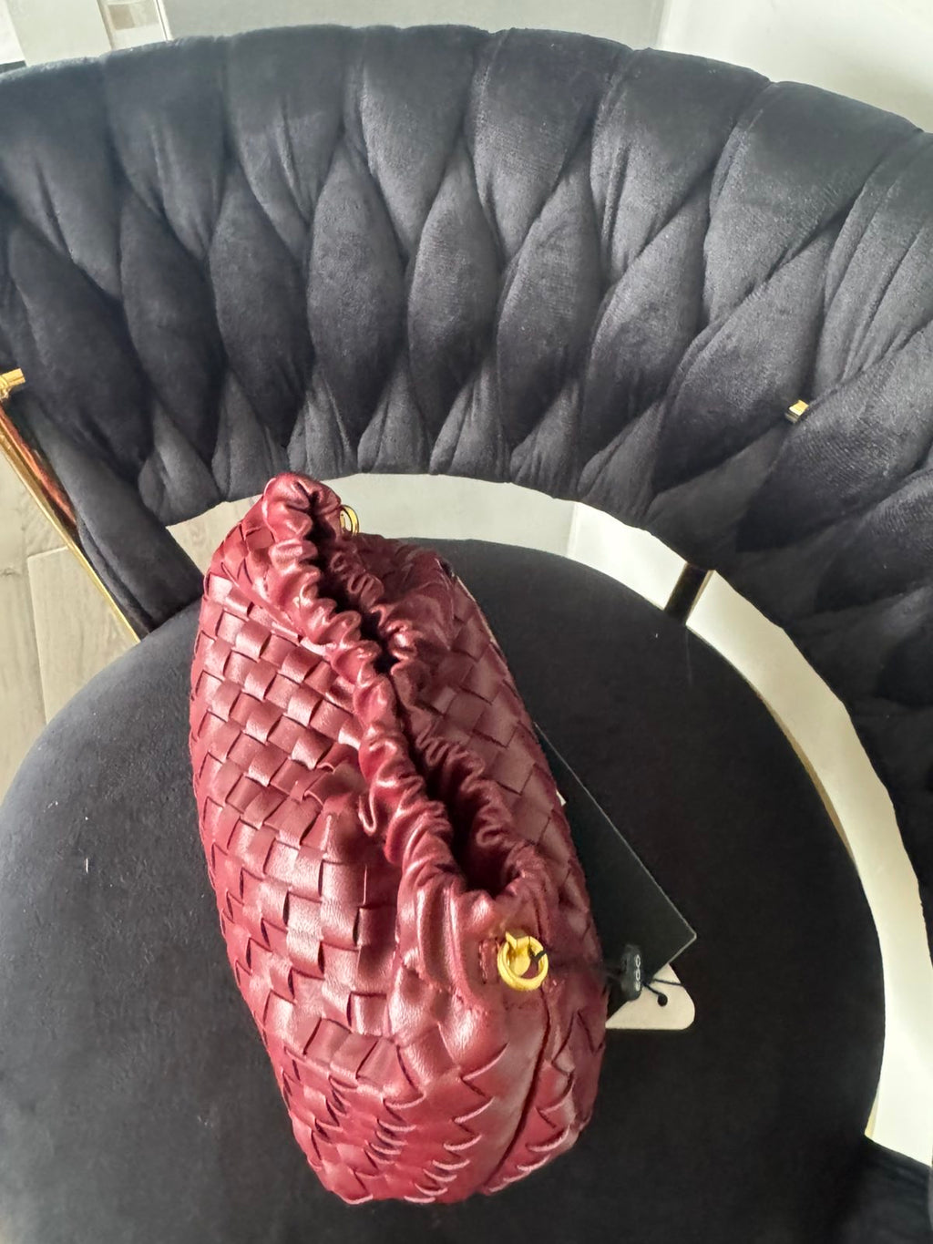 Woven detail cross body bag