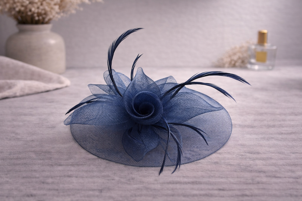 Rose detail fascinator