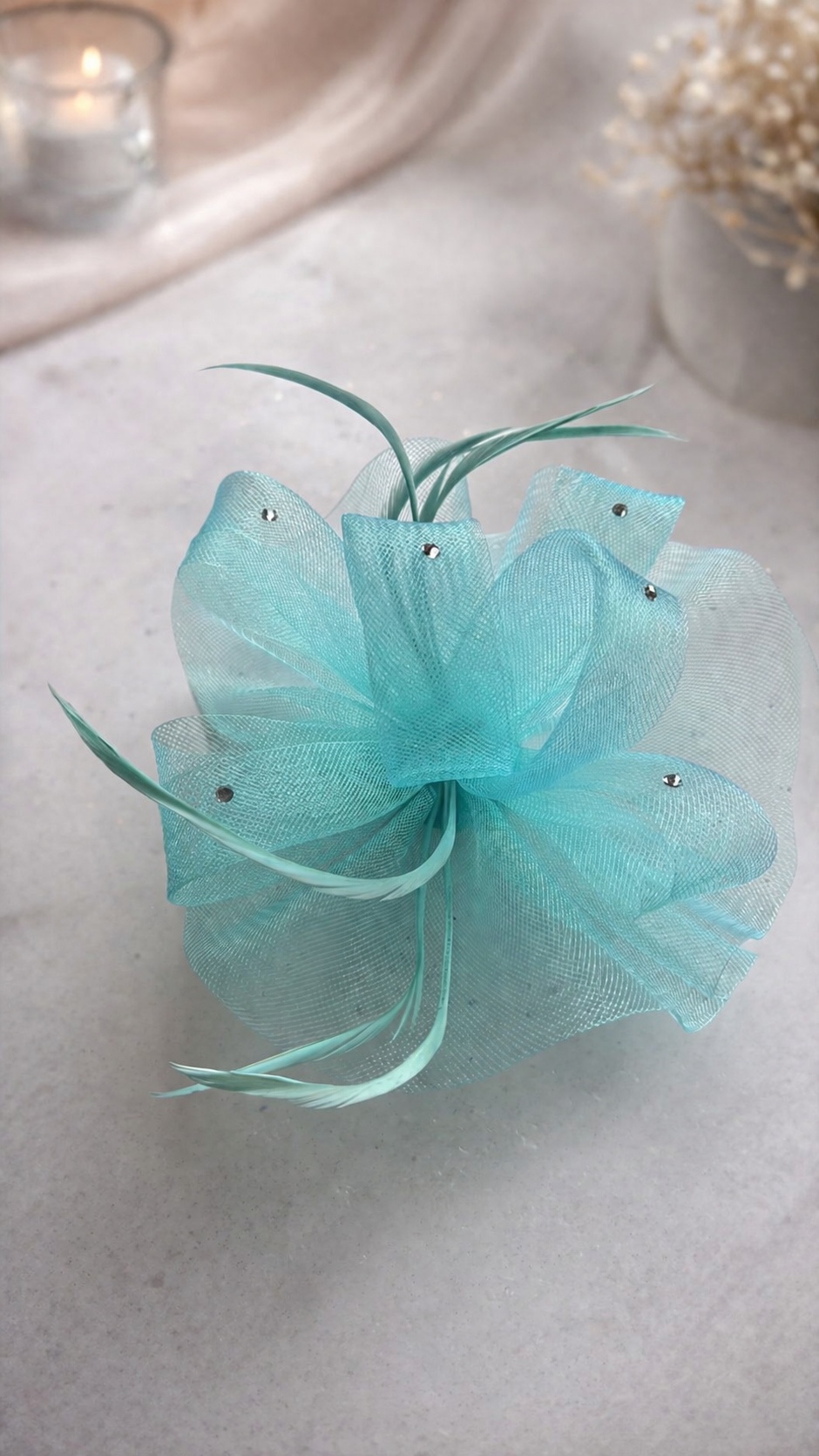 Diamanté detailed fascinator