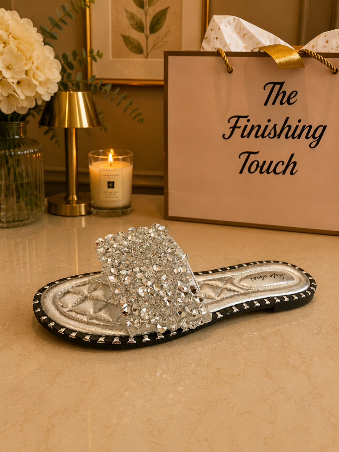 Rhinestone slide