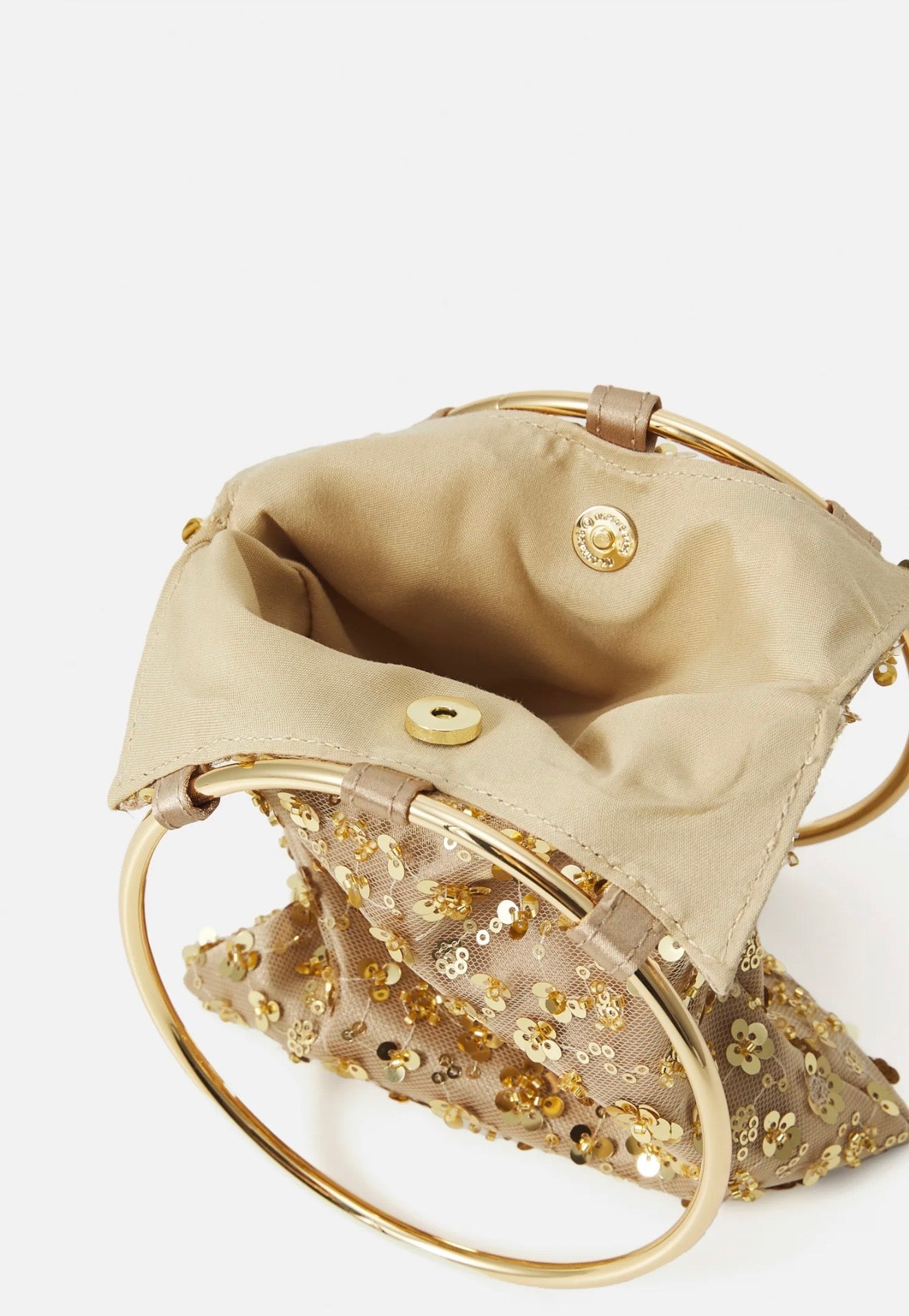 Sequin handbag