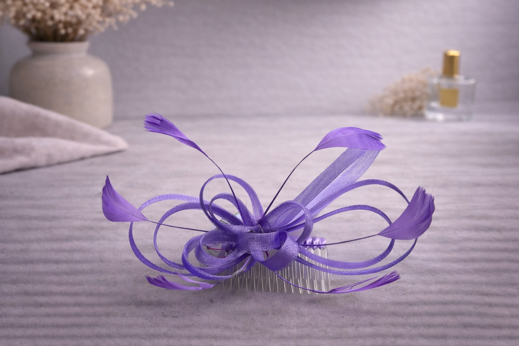 Slide in fascinator
