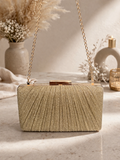 Gold Shimmer Clutch Bag