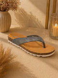Metallic Strap Comfort Flip-Flop