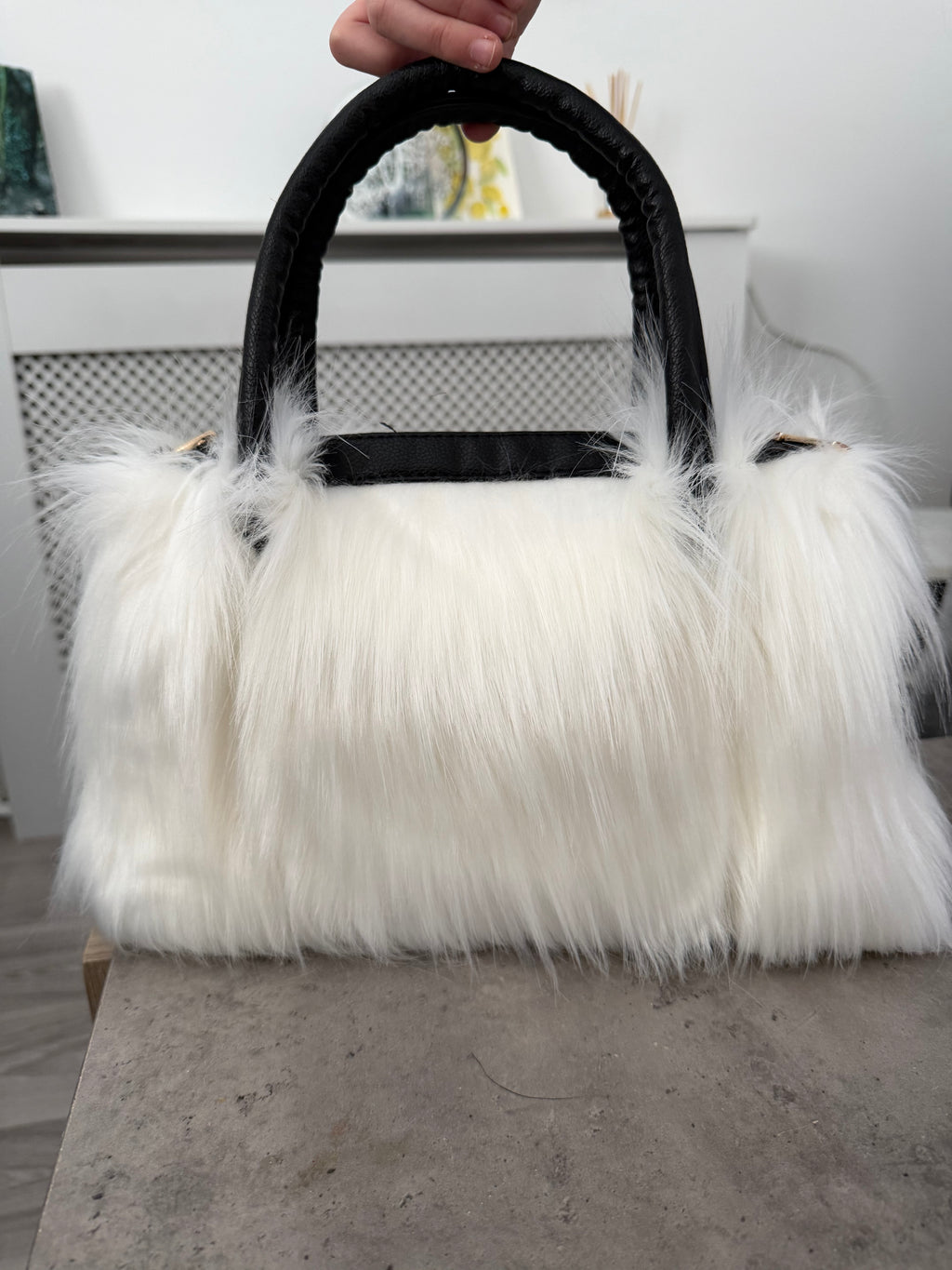Soft Faux Fur Fashion Tote
