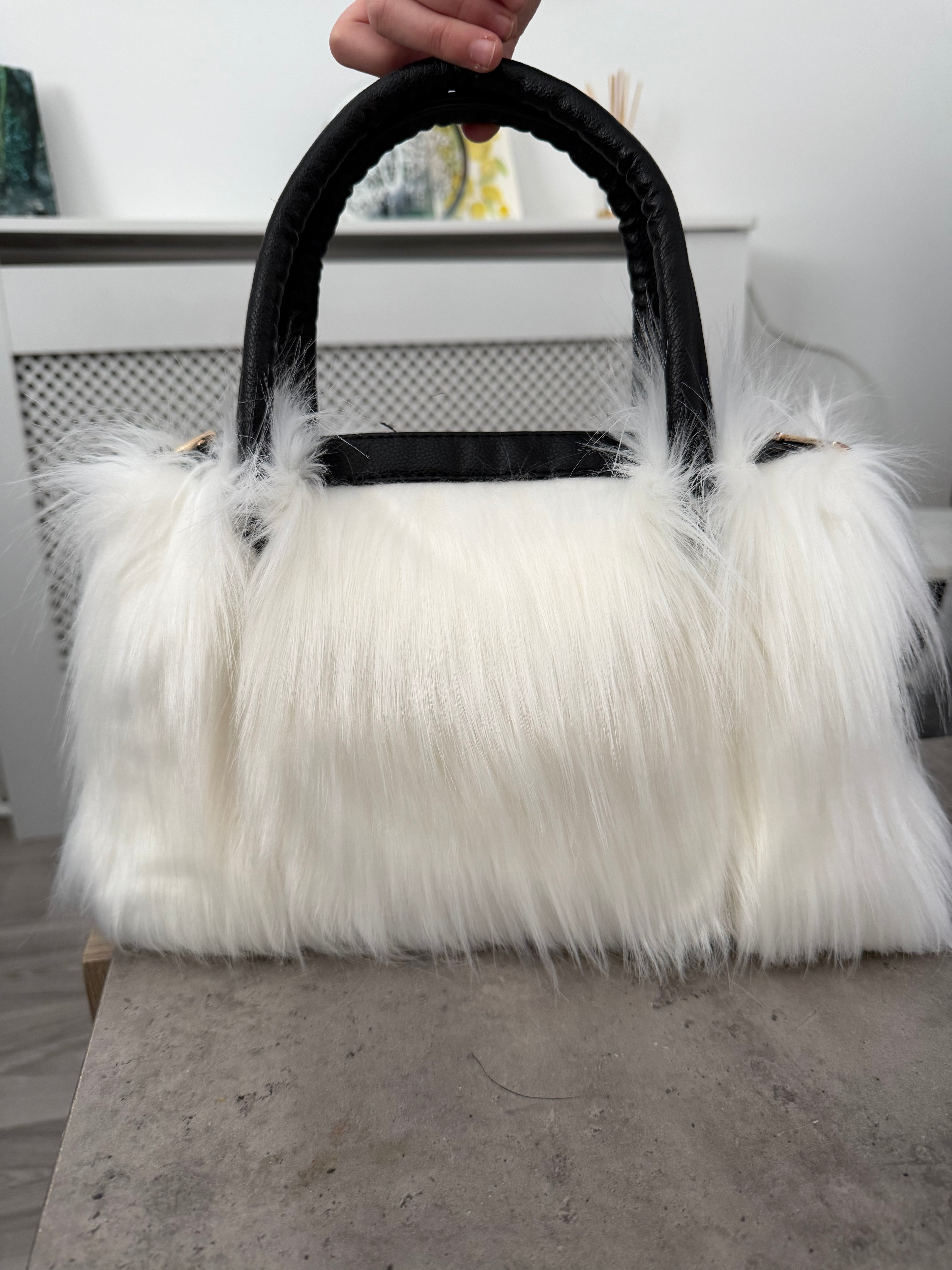 Soft Faux Fur Fashion Tote