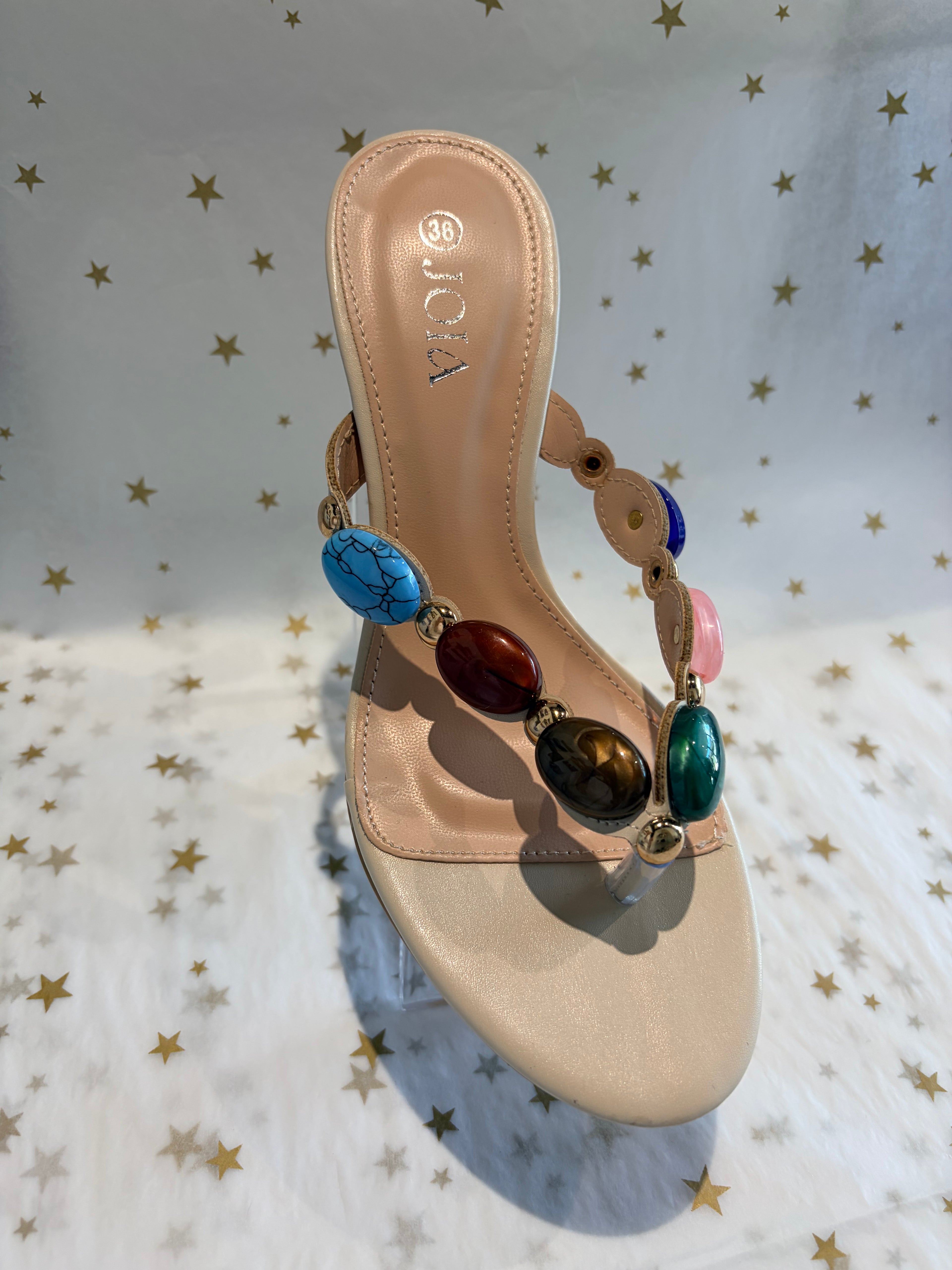 Gem kitten heel