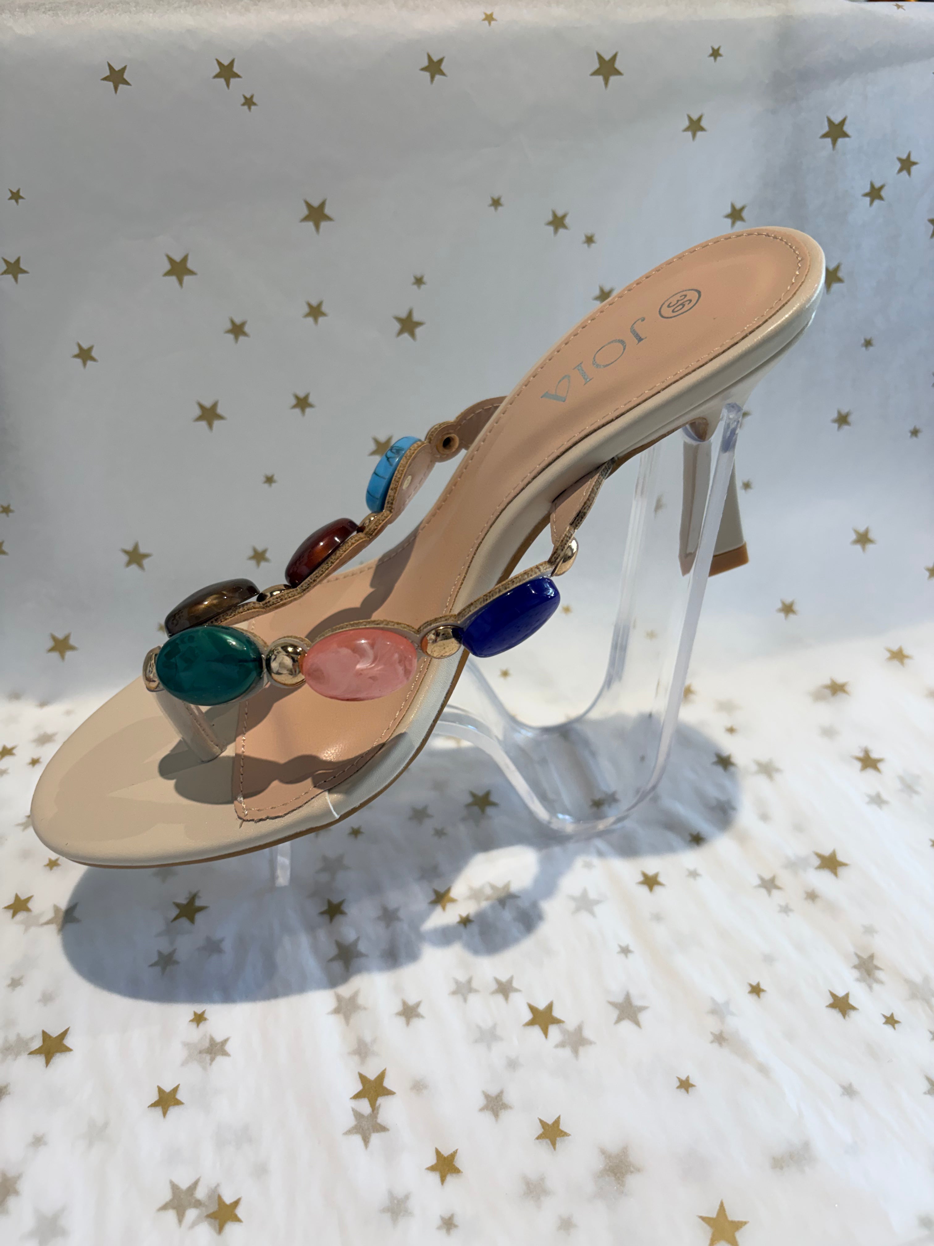 Gem kitten heel