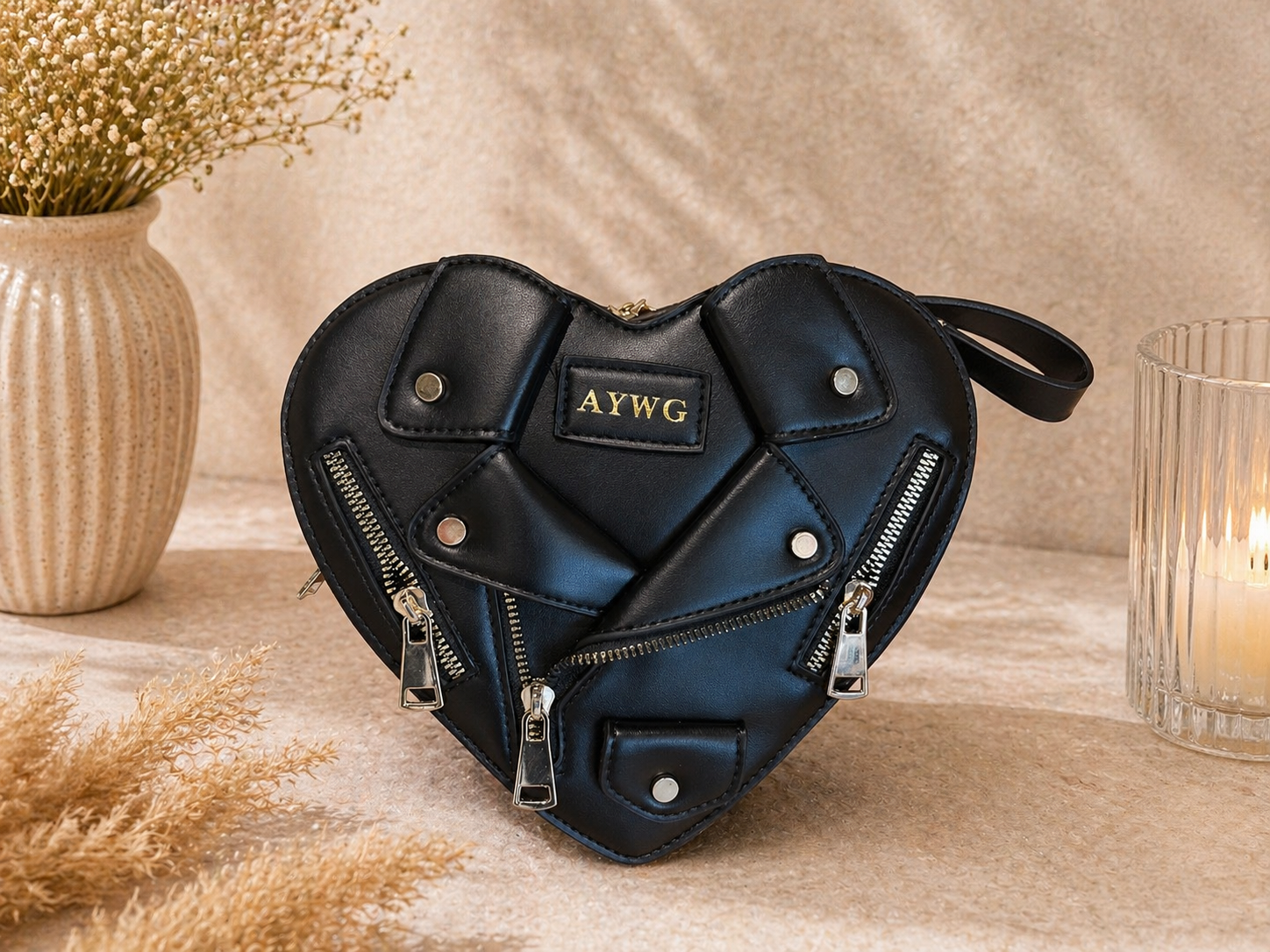 heart shape handbag