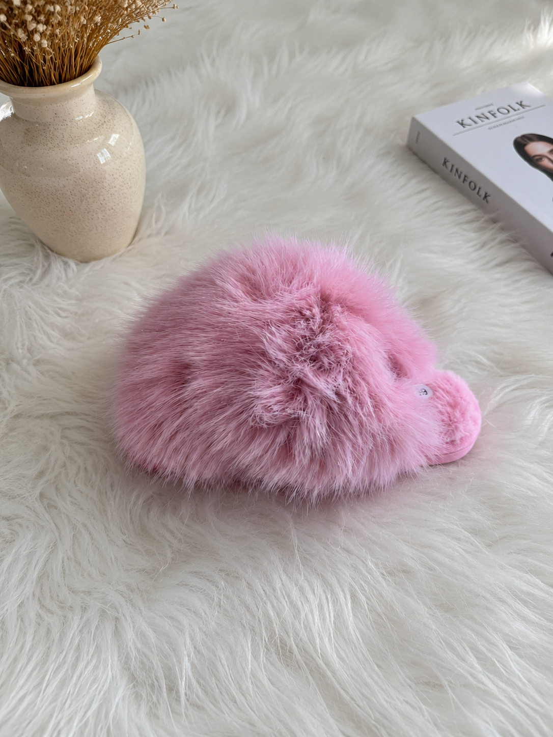 Fluffy slippers
