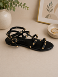 studded gladiator sandal