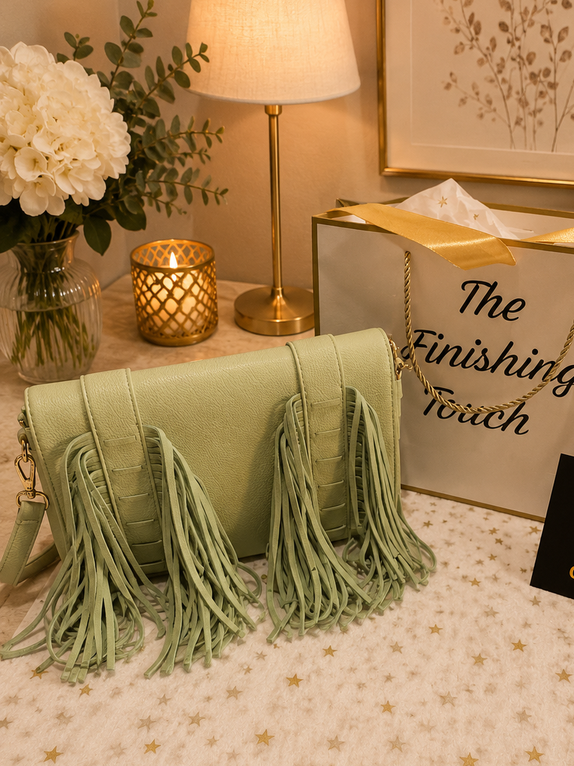 Fringe crossbody bag