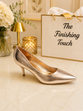 Champagne pointer heel