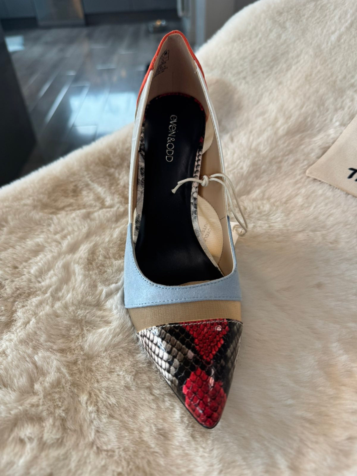 Multi colour high heel stiletto