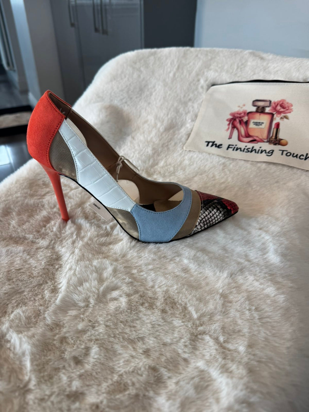 Multi colour high heel stiletto
