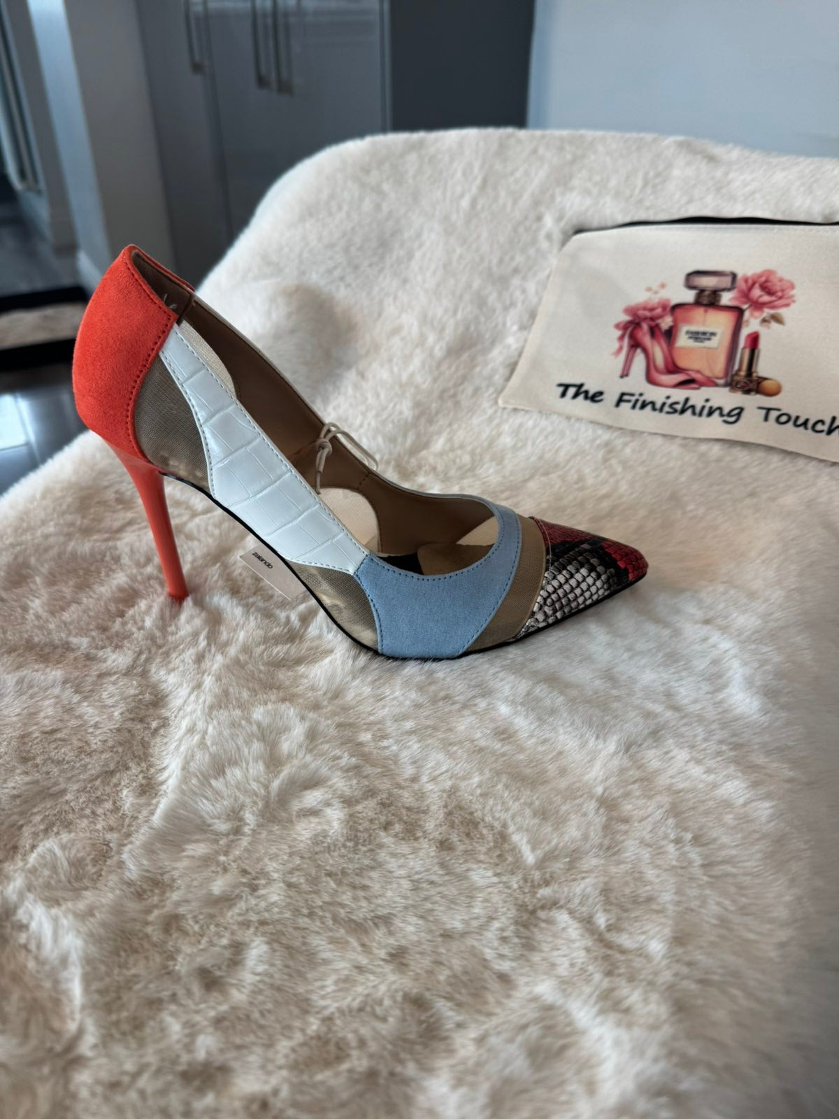 Multi colour high heel stiletto