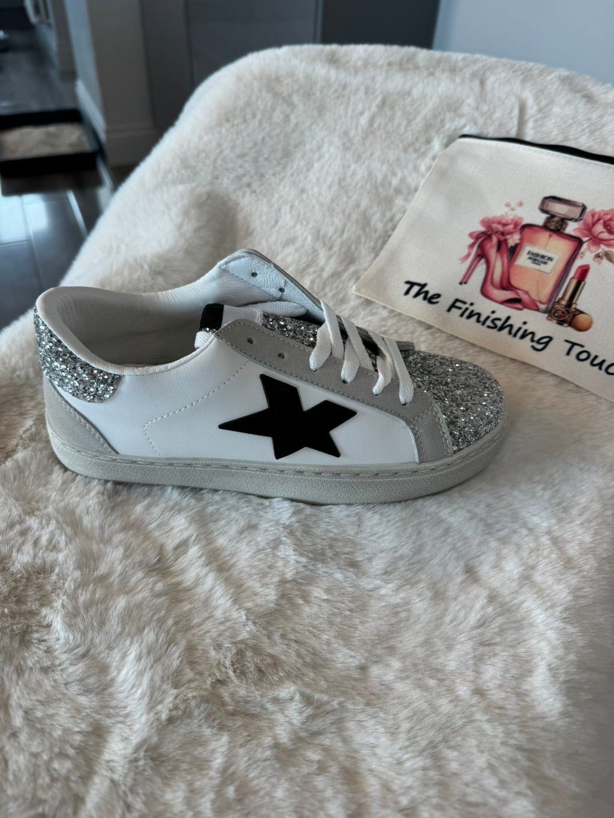 Glitter trainers
