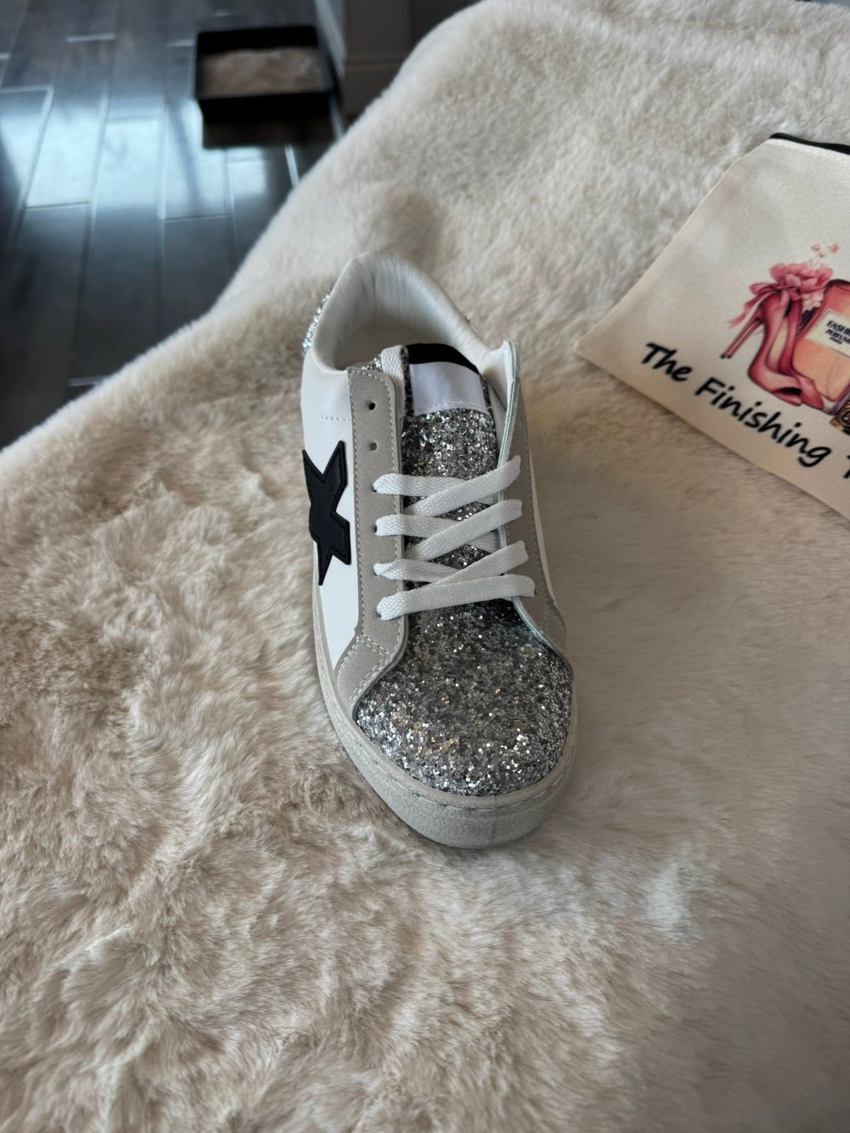 Glitter trainers