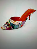 Low heel Floral mule