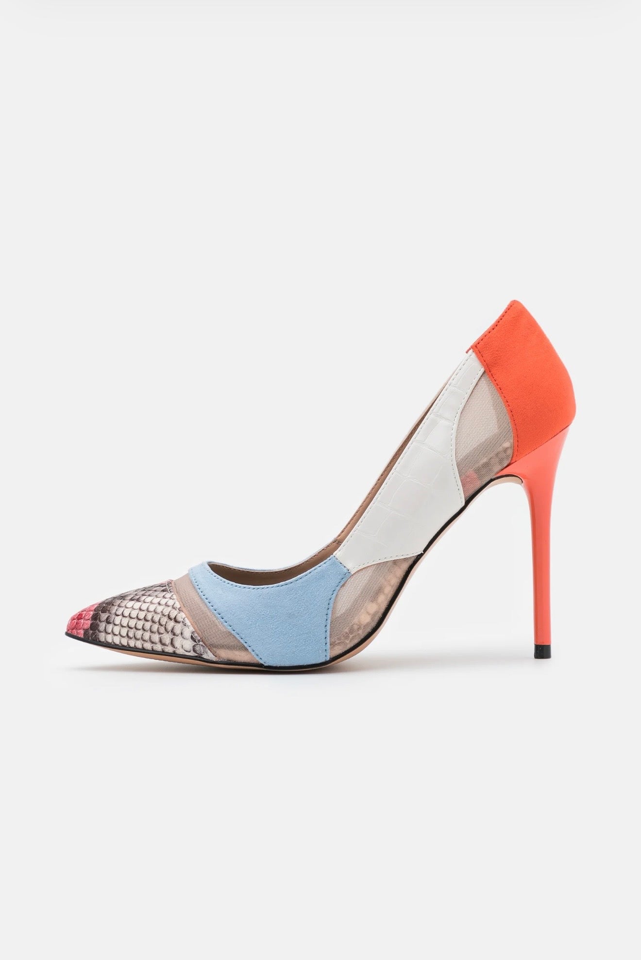 Multi colour high heel stiletto