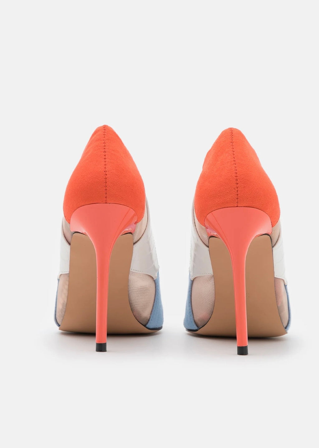 Multi colour high heel stiletto