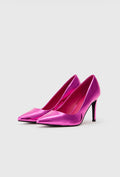 Metallic classic heels