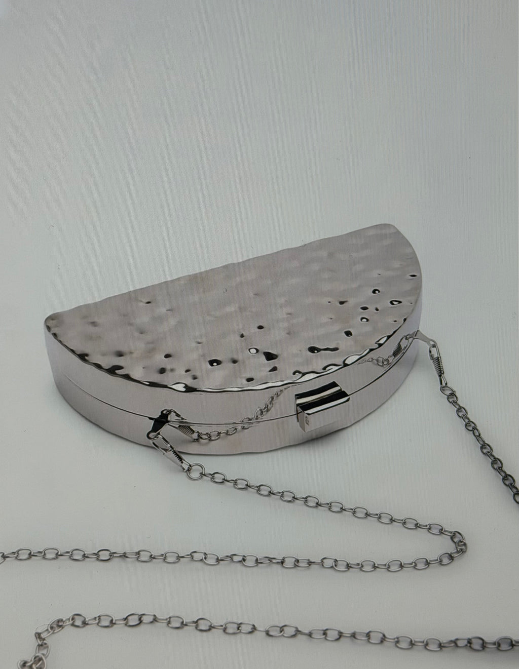 Halfmoon clutch bag