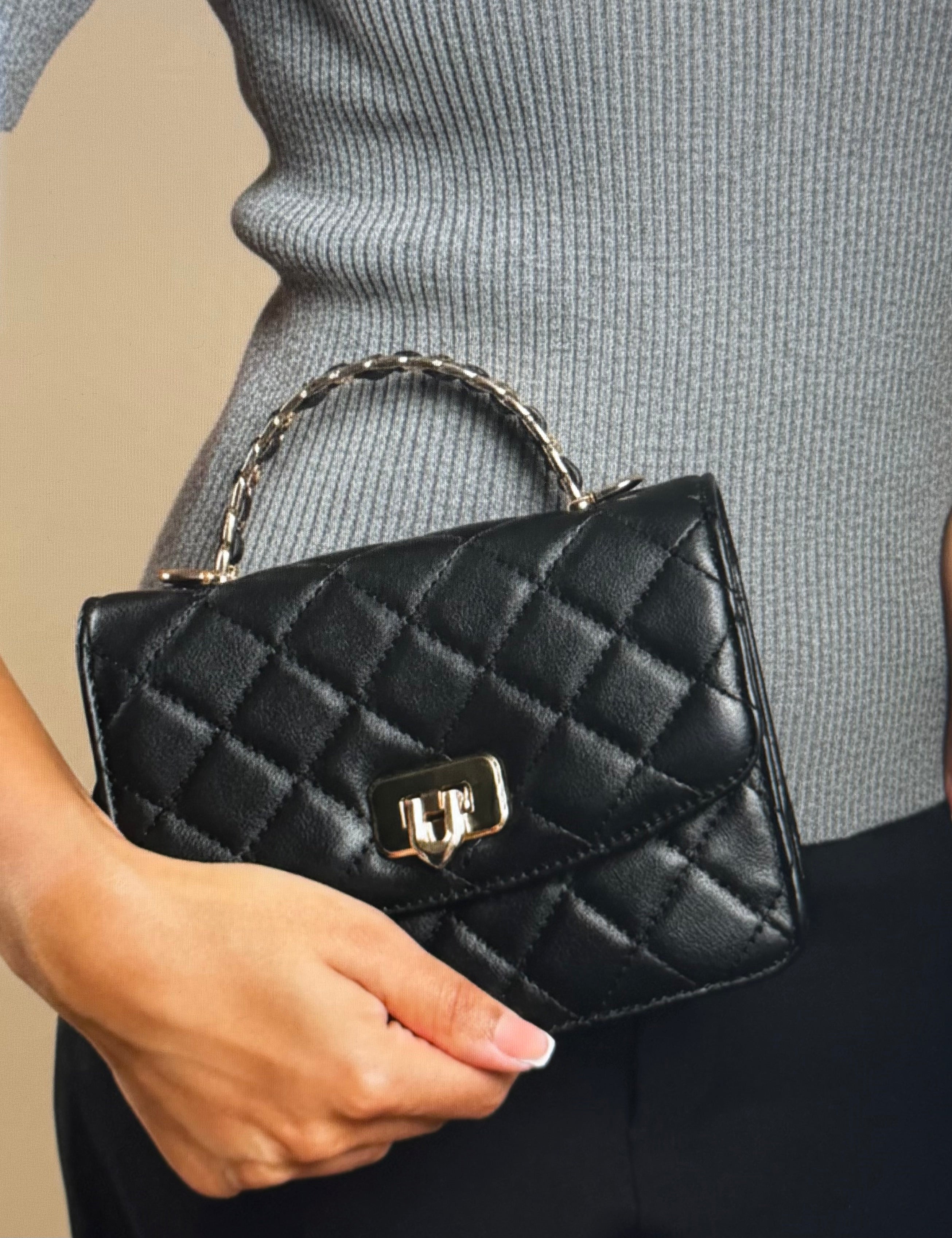 Quilted handbag