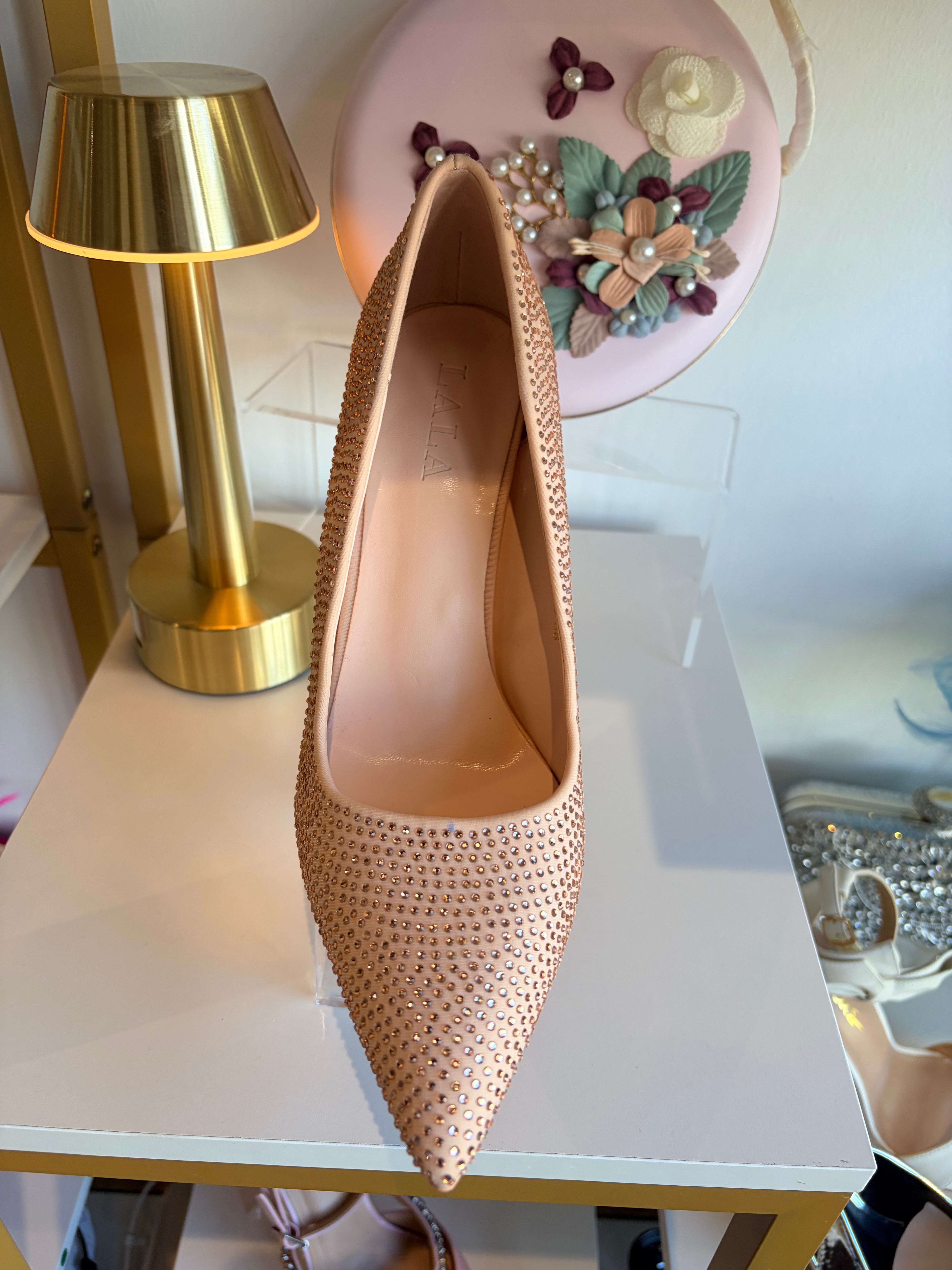 Champagne Diamond Heels.