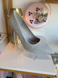 Silver Diamond Heels.