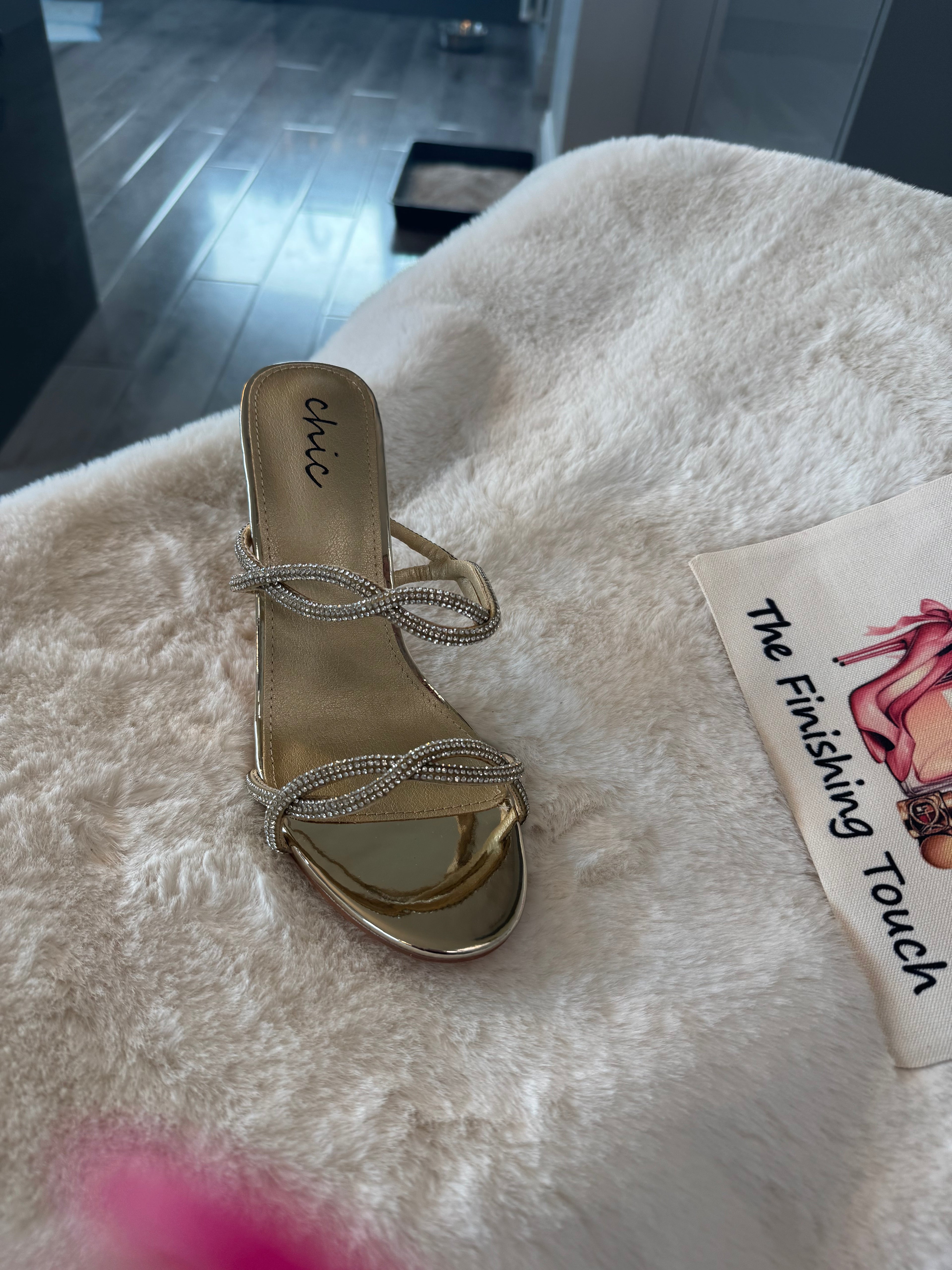 Mid Heel Sandal