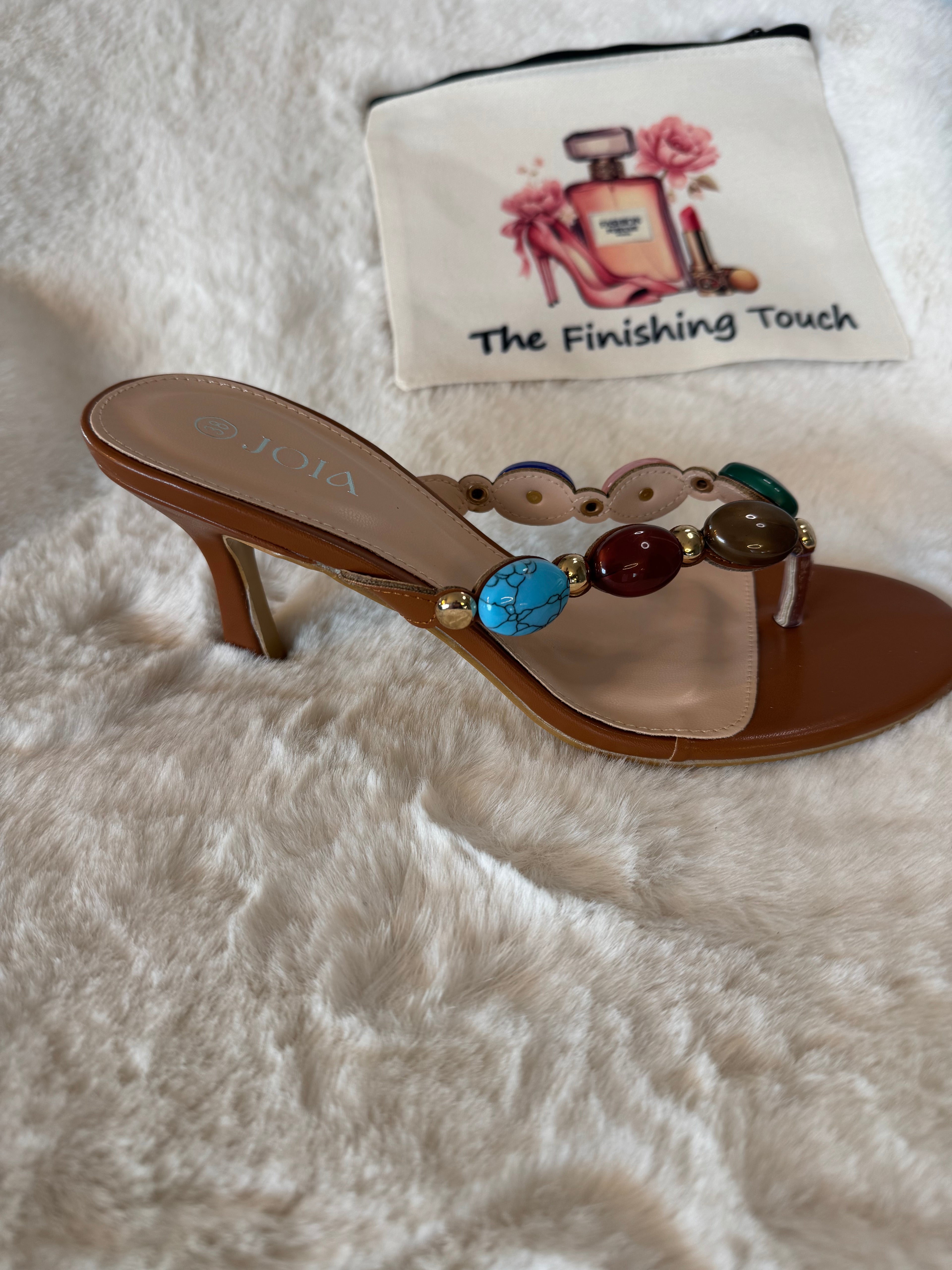 Gemstone Thong mule