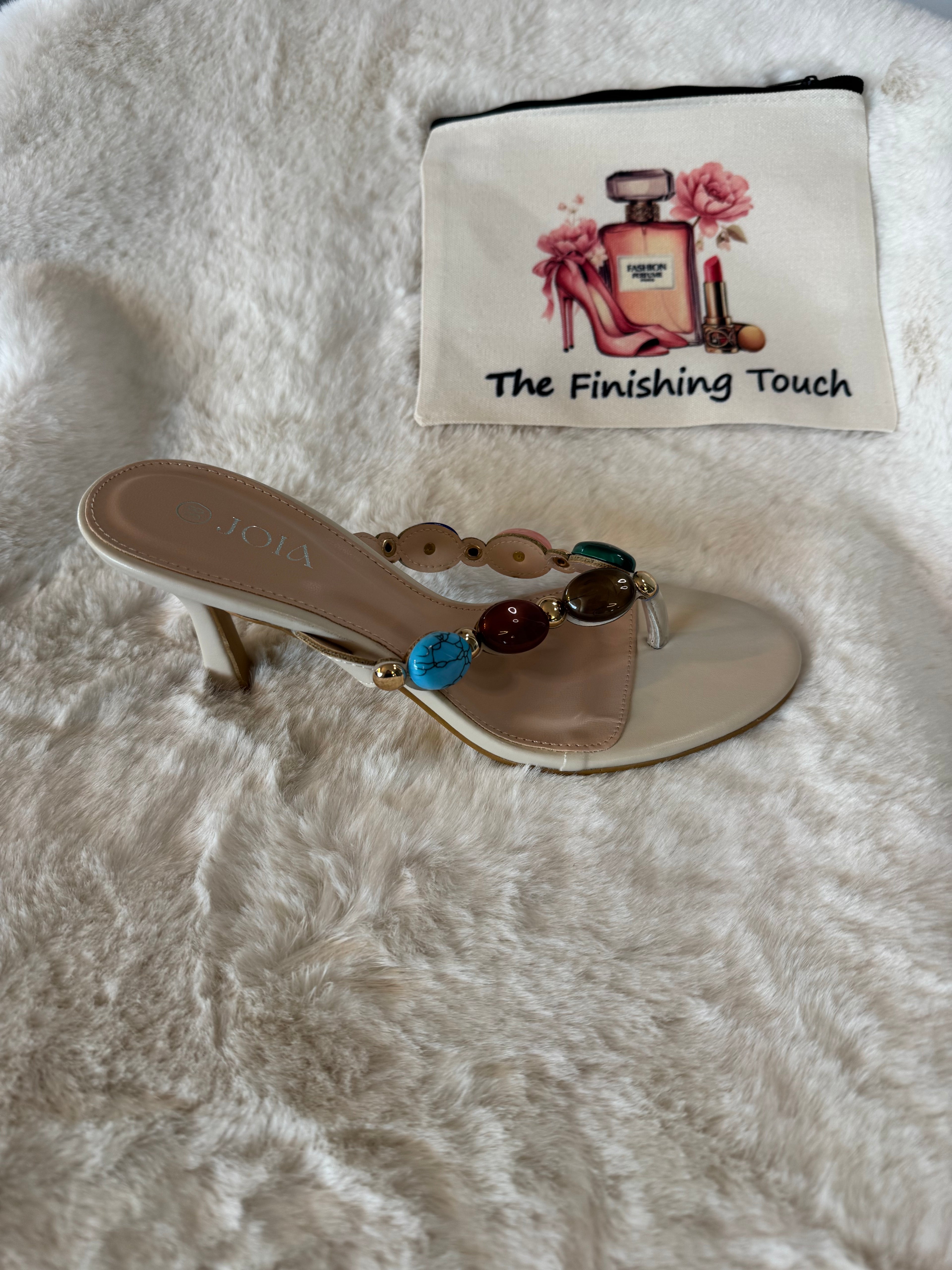 Gemstone Thong mule