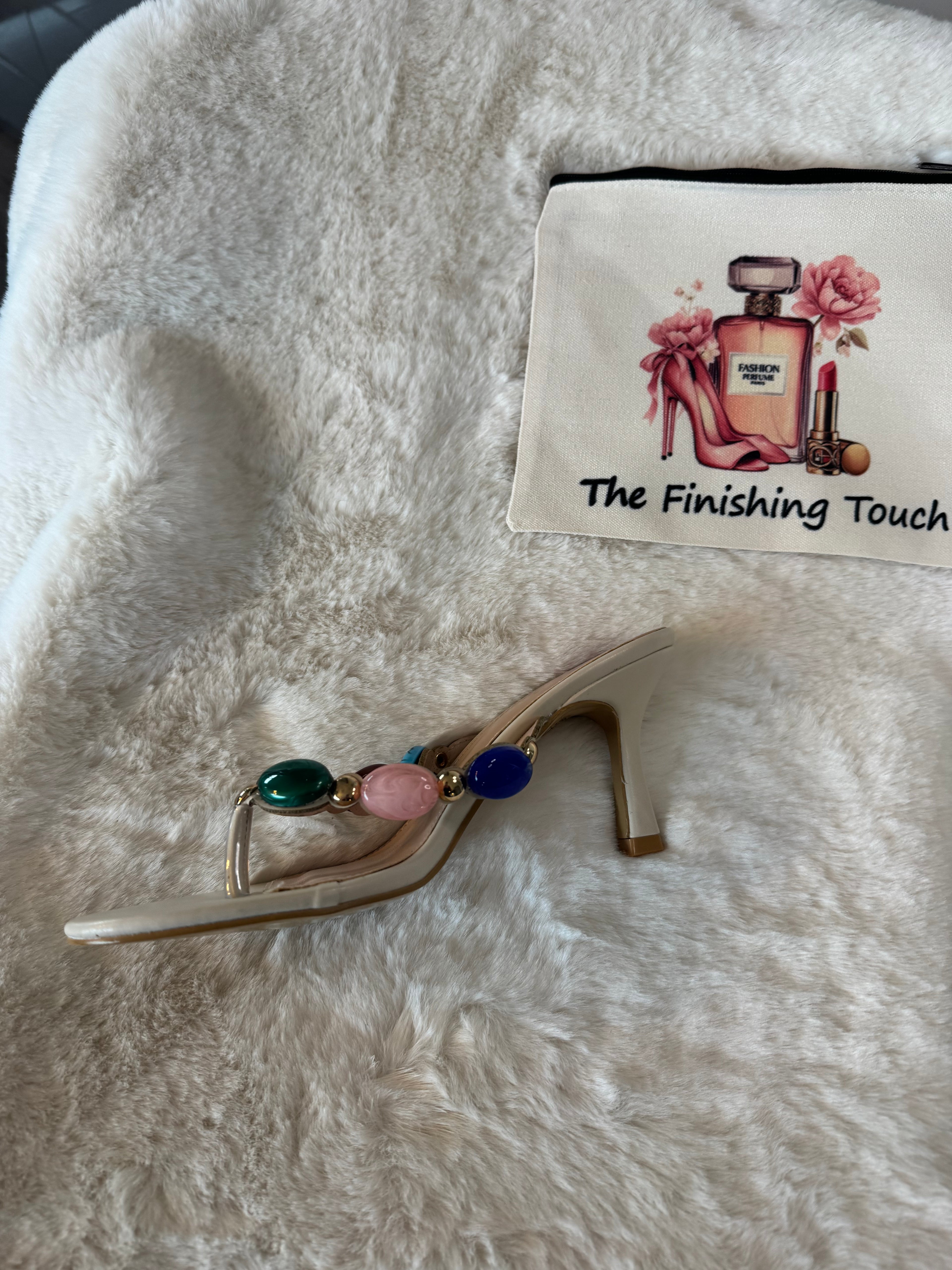 Gemstone Thong mule