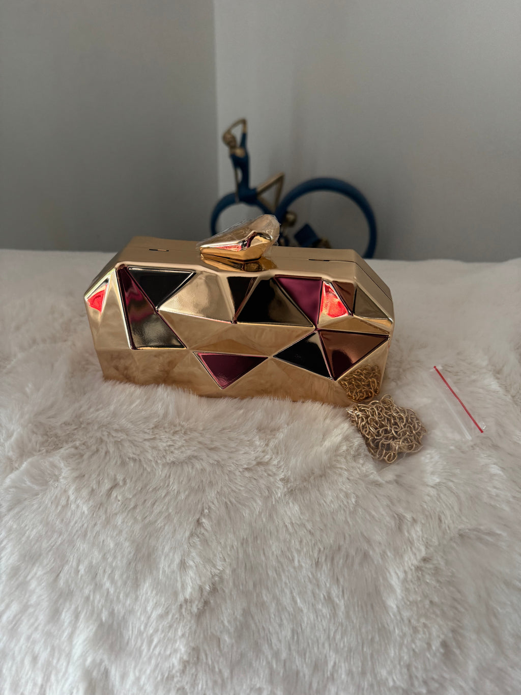Geometric Clutch bag