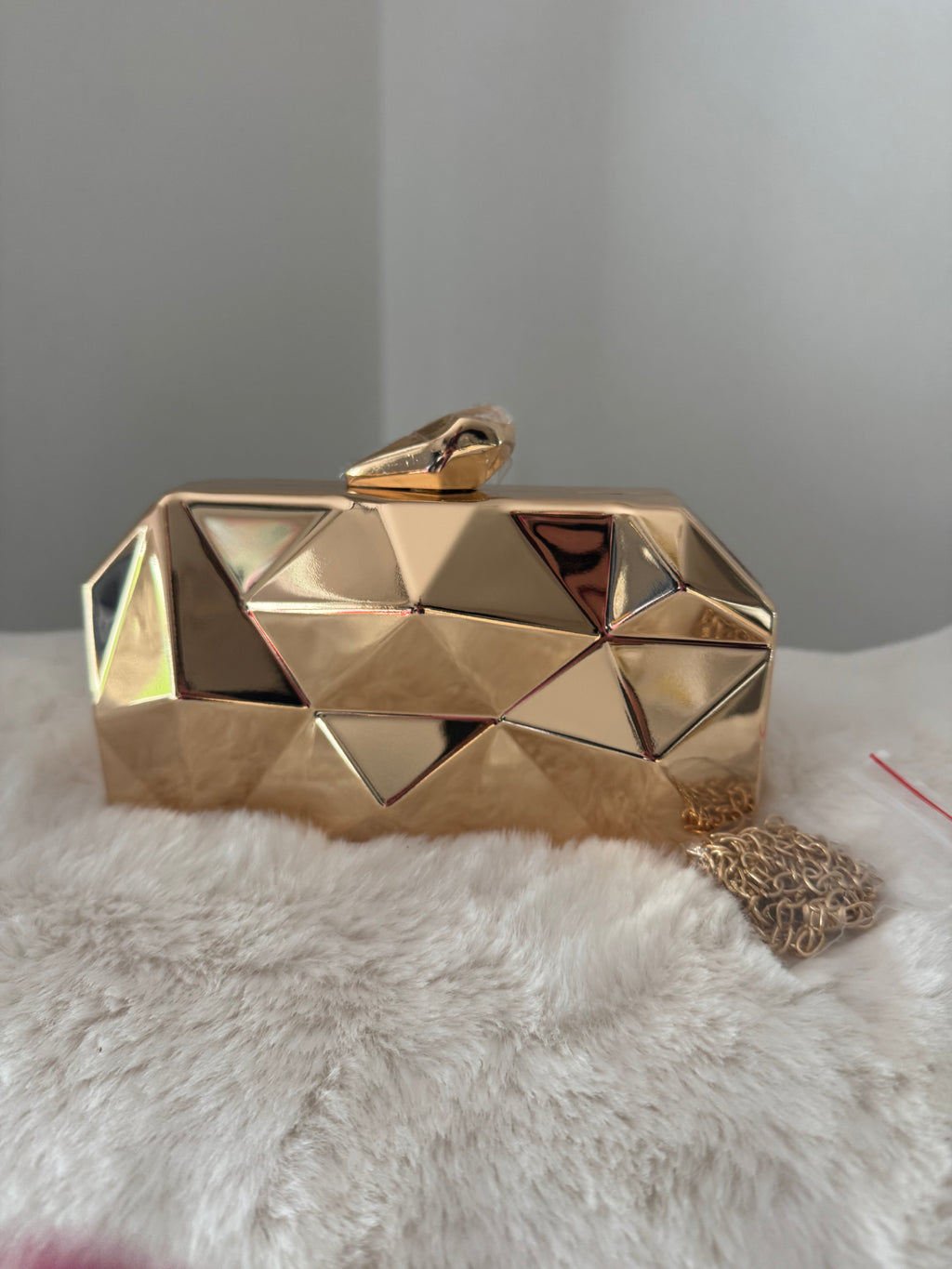 Geometric Clutch bag