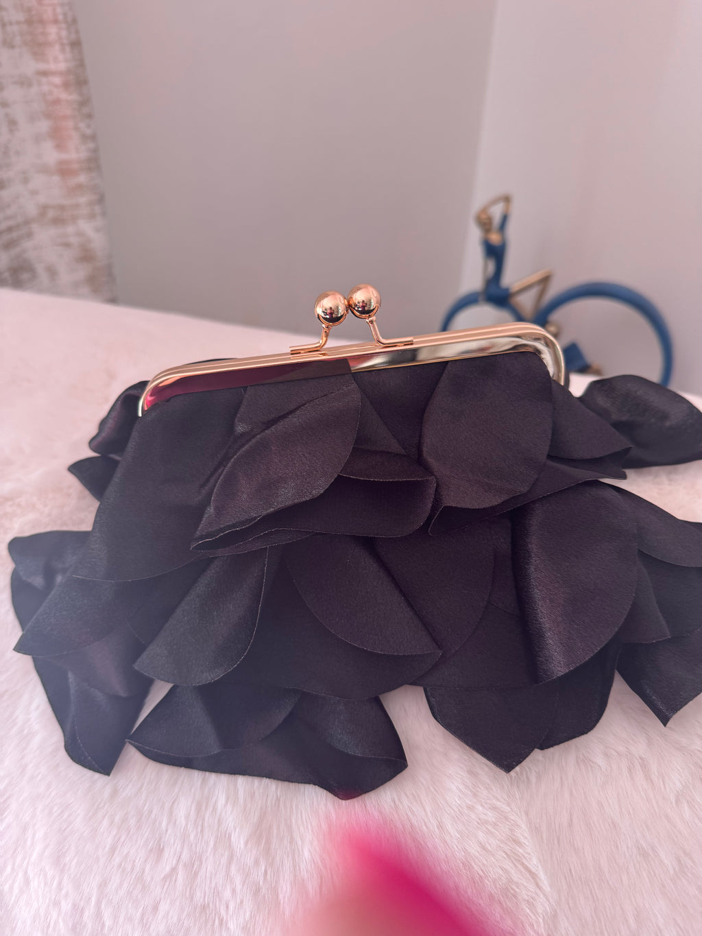 Ruffle Clutch bag