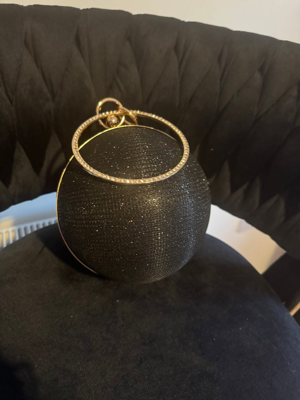 Diamanté glitter bag